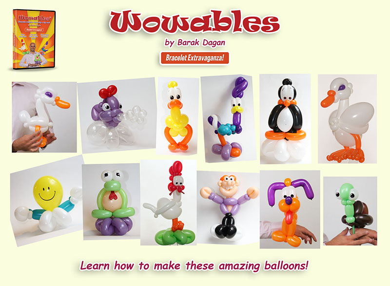 Wowables 1 by Barak Dagan balloon twisting course