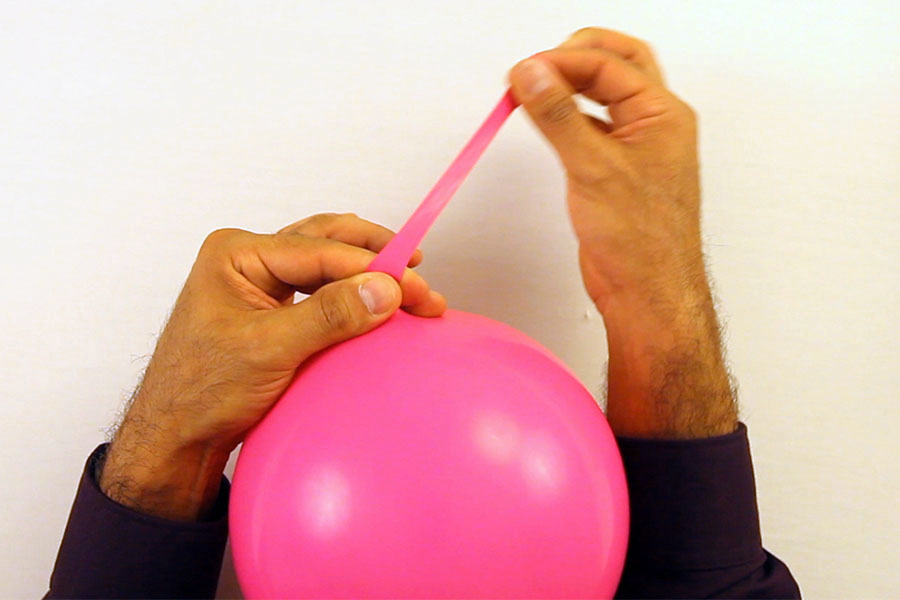 How to tie a balloon