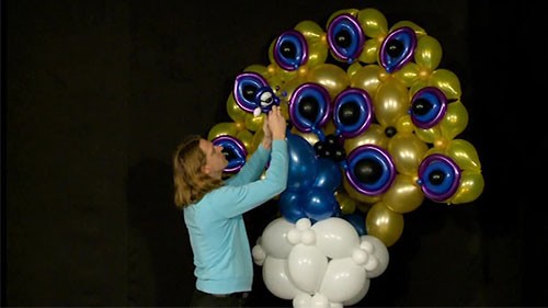 Guido Verhoef balloon Peacock Column