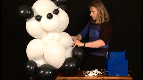 balloon decoration panda bear tutorial