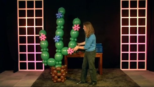 balloon decoration with link-o-loon balloons