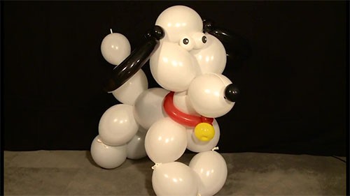 large balloon dog by guido verhoef