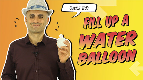 How to fill up a water balloon