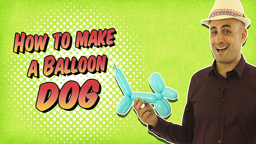 How to make a Balloon Dog - Step by step video tutorial