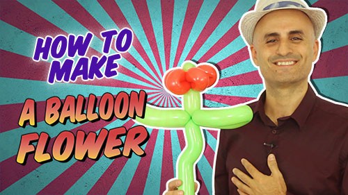 How to make a balloon flower