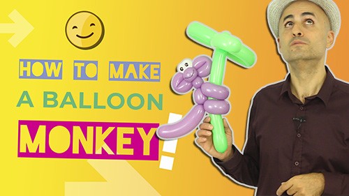 How to make a balloon monkey