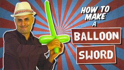 How to make a Balloon Sword - a great balloon for kids