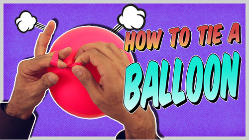 How to tie a round balloon