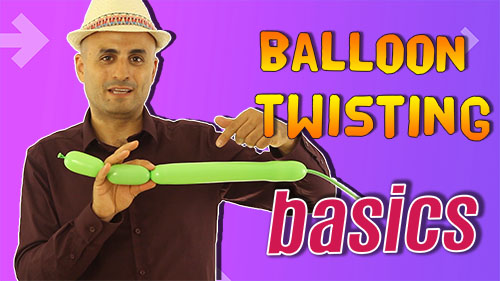 Balloon twisting basics (How to twist a balloon)