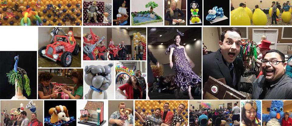 Twist-and-Shout Balloon Convention Collage