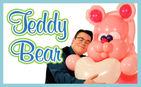 Large size teddy bear balloon decor