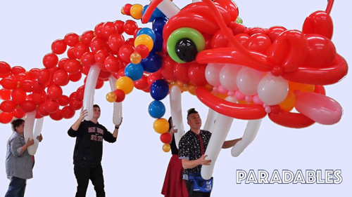 Paradables large wearable balloon sculptures online class