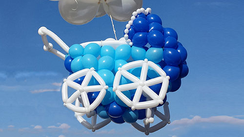 Baby Carriage Balloon Design 1