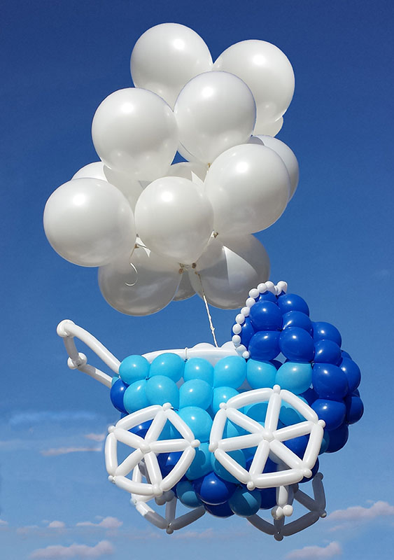 Baby Carriage Balloon Design by Guido Verhoef
