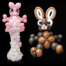 Balloony Pals Rabbit on a flower column