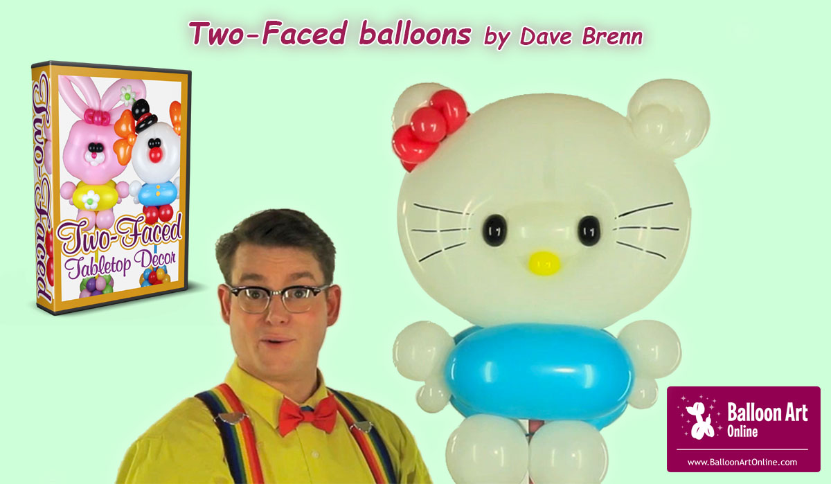 Two-Faced balloons Hello Kitty