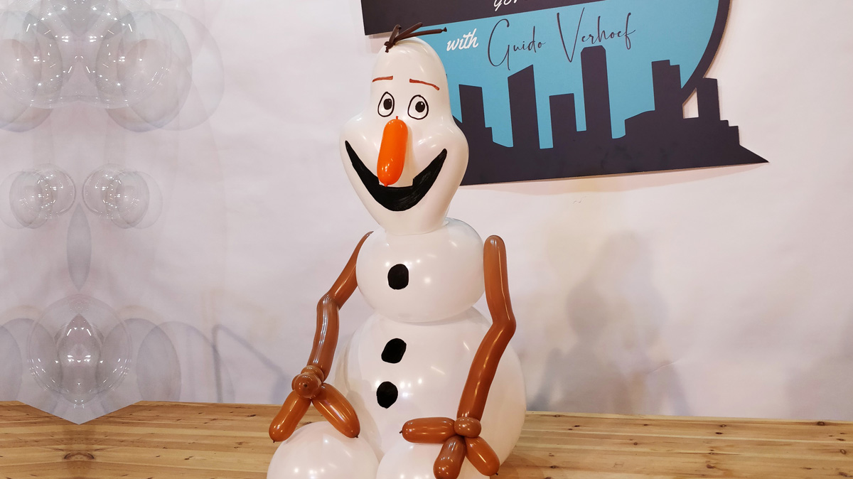 Balloon Snowman Frozen Deco Design