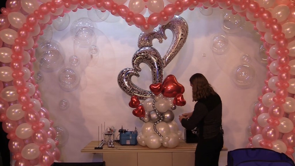 Balloon Heart Centerpiece