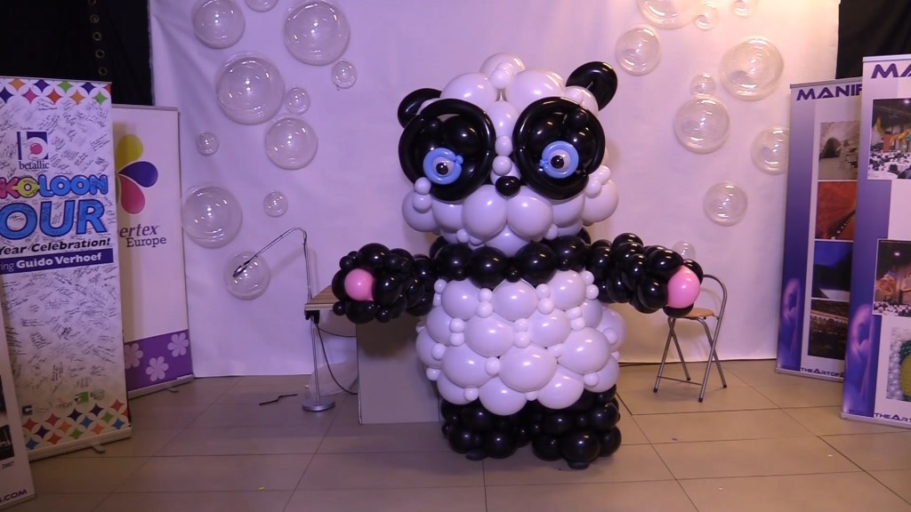balloon costume panda tutorial