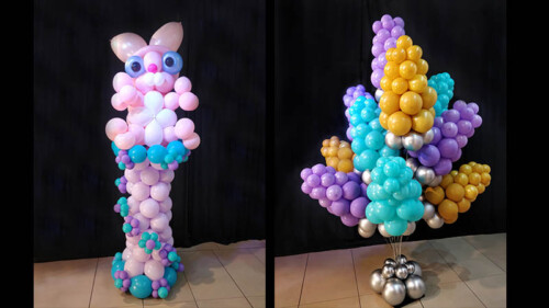 Colorful Balloon Decor elements