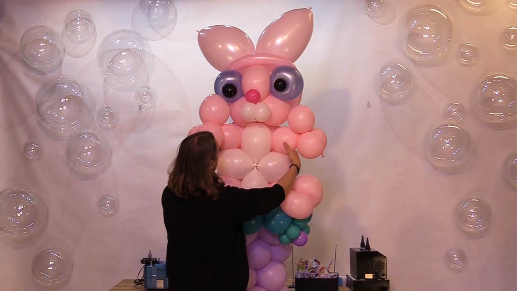 Easter Balloon Bunny Design