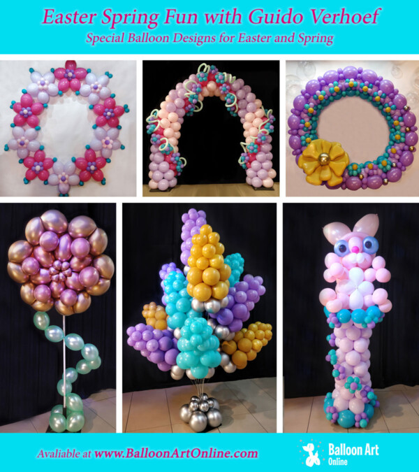 Easter Spring Fun Balloon Decor Course for Easter