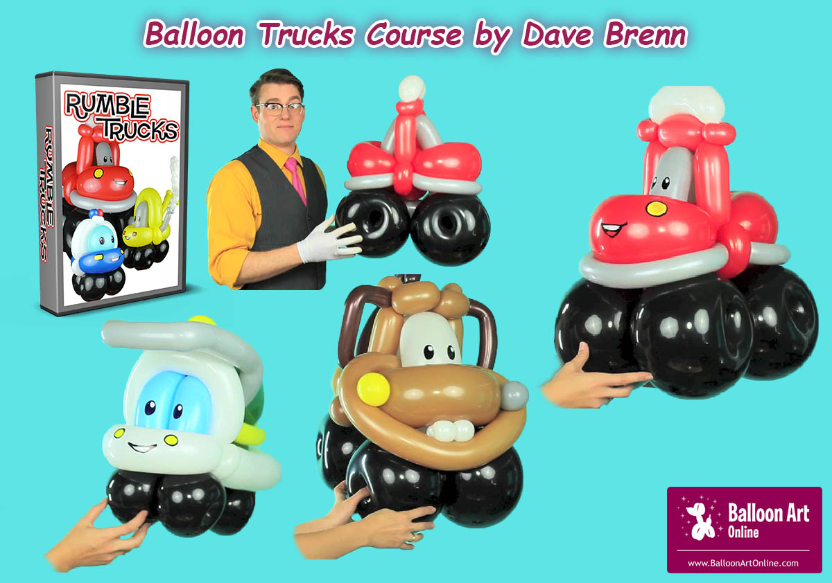 Balloon Trucks Collage
