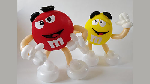 M&M's balloon design