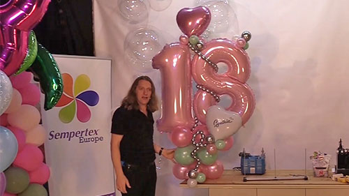Birthday Balloon Bouquets pink