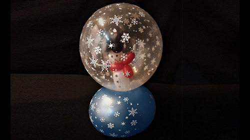 Mini Snow Globe Balloon