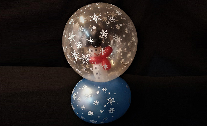 Mini Snow Globe Balloon