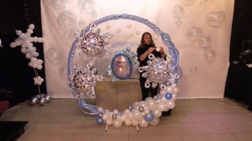 Frozen Balloon Decor Design