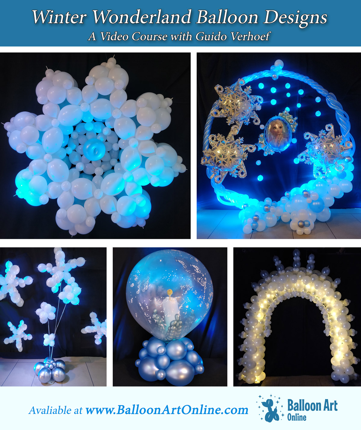 Winter Wonderland Balloon Designs Course